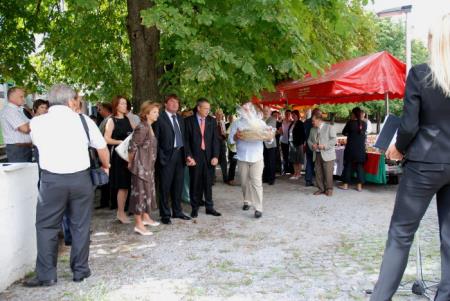 Odprtje tržnice pobratenih občin